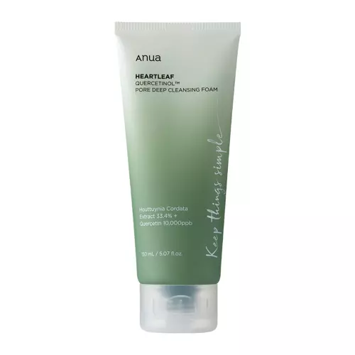 Anua - Heartleaf Quercetinol Pore Deep Cleansing Foam - Spumă facială spumă pentru curățare profundă - 150ml