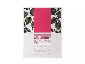 A'pieu - Mulberry Blemish Blemish Ampoule Mask - Mască hidratantă de folie cu efect de iluminare - 23g