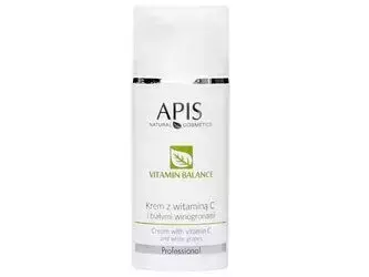 Apis - Professional - Vitamin Balance - Cream with Vitamin C and White Grapes - Cremă de față cu vitamina C și struguri albi - 100ml