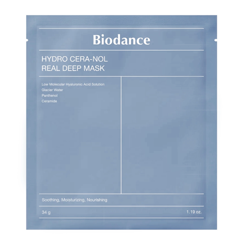 Biodance - Hydro Cera-nol Real Deep Mask - Mască de față hidratantă cu colagen - 1pc/34g