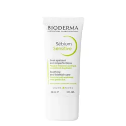 Bioderma - Sebium Sensitive - Cremă calmantă pentru acnee - 30ml