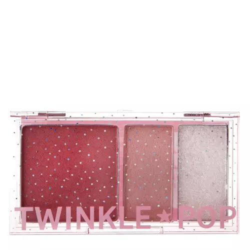 CLIO - TWINKLE POP Face Flash Palette - Paletă de iluminare a feței - 02 Oh! Pink-Full - 5.6g