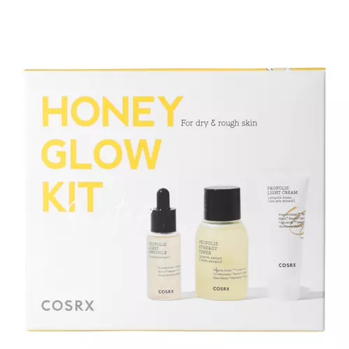 COSRX - Honey Glow Trial Kit - Set de miniaturi pentru îngrijirea feței cu Propolis -