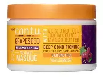 Cantu - Grapeseed - Strengthening Treatment Masque - Mască de întărire cu ulei de semințe de struguri - 340g