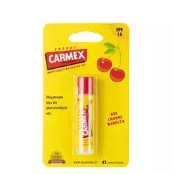 Carmex - Moisturizing Lip Balm - Balsam de buze hidratant Classic Stick - Cherry - 4,25g