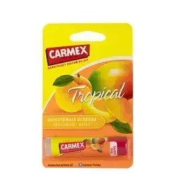Carmex - Moisturizing Lip Balm - Balsam de buze hidratant în stick - Tropical - 4,25g