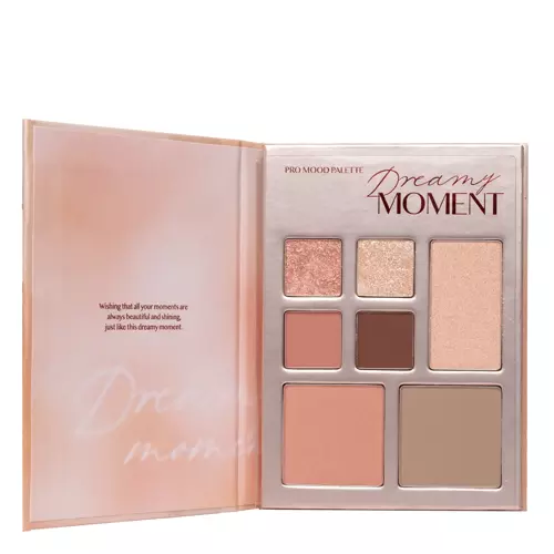 Clio - Pro Mood Palette - Paletă de machiaj pentru față și ochi - 01 Dreamy Moment - 13g