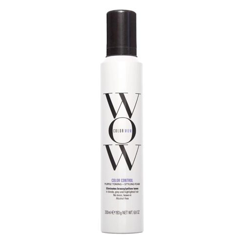 Color Wow - Color Control Purple Toning and Styling Foam - Spumă răcoritoare pentru păr - Blond - 200ml