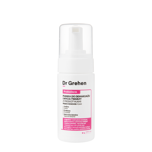 Dr. Grehen - PrebioDerm - Prebio Remover Foam - Spumă cu prebiotice pentru demachiere și spălare a feței - 100ml