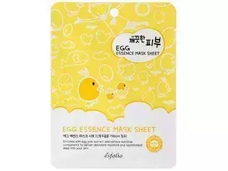 Esfolio - Pure Skin Egg Essence Mask Sheet - Mască de teacă cu extract de gălbenuș de ou - 25ml