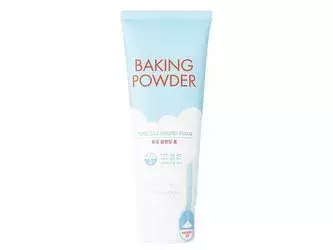 Etude House - Baking Powder Pore Cleansing Foam - Spumă facială spumantă de curățare profundă, cu triplă acțiune cu sodă - 160ml