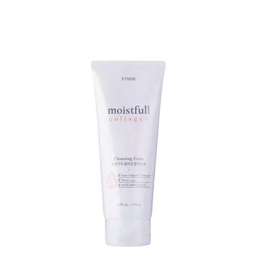 Etude House - Moistfull Collagen Cleansing Foam-Essence - Spumă ușoară de curățare a feței cu colagen - 150ml