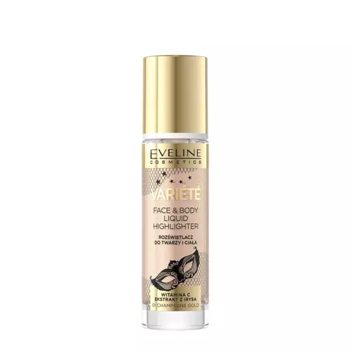 Eveline Cosmetics - Variete - Iluminator lichid pentru față și corp - 01 Champagne Gold - 30ml