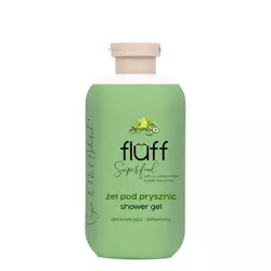 Fluff - Gel de duș - Castravete și ceai verde - 500ml