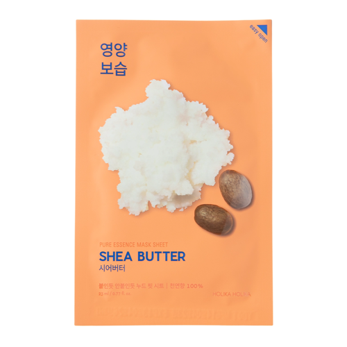 Holika Holika - Pure Essence Mask Sheet - Shea Butter - Mască de folie cu unt de Shea - 23ml