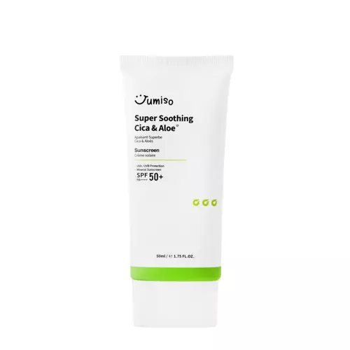 Jumiso - Super Soothing Cica & Aloe Sunscreen SPF50+ PA++++ - Cremă calmantă cu protecție solară - 50ml