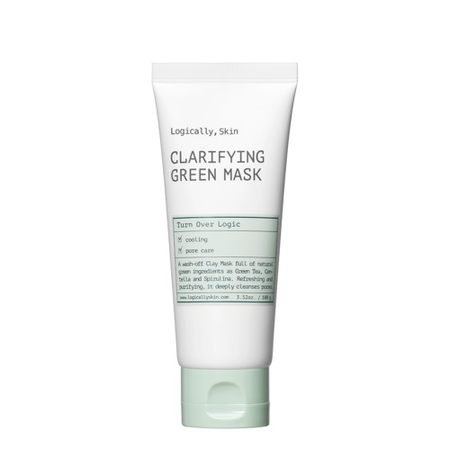 Logically, Skin - Clarifying Green Mask - Mască facială purificatoare cu argilă - 100g