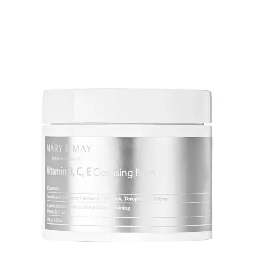 Mary&May - Vitamine B,C,E Cleansing Balm - Loțiune delicată de demachiere cu vitaminele B, C, E - 120g