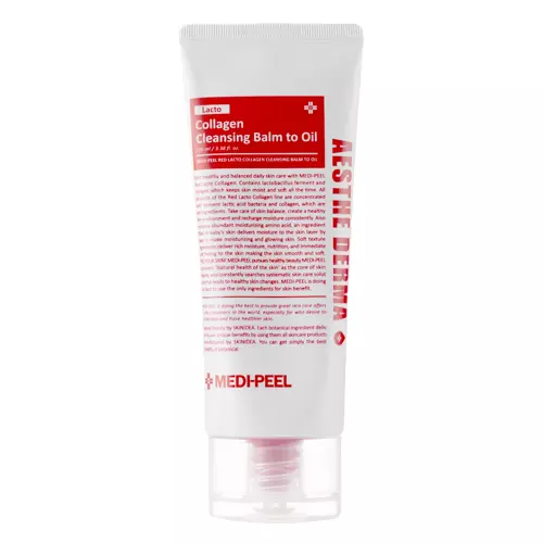 Medi-Peel - Red Lacto Collagen Cleansing Balm to Oil - Loțiune uleioasă de curățare a feței - 100 ml