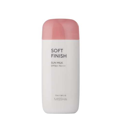 Missha - All-Around Safe Block Soft Finish Sun Milk SPF50+/PA+++ - Cremă de protecție solară - 70ml