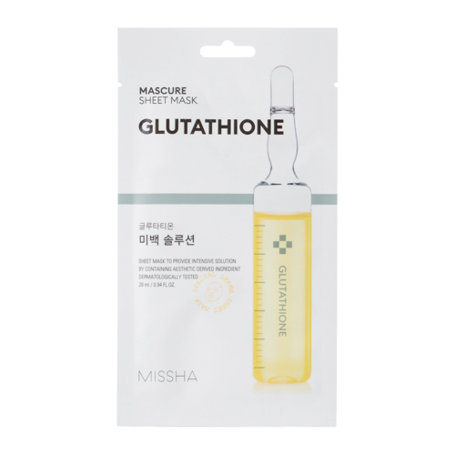 Missha - Mascure Sheet Mask - Glutathione - Mască de folie cu glutation - 28ml