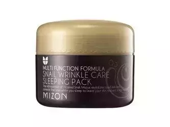 Mizon - Snail Wrinkle Care Sleeping Pack - Mască antirid - Cremă de noapte cu mucus de melc de melc - 80ml