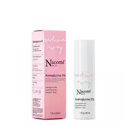 Nacomi - Next Level - Azeloglicină 5% + B6 - Ser calmant pentru acnee și rozacee - 30ml