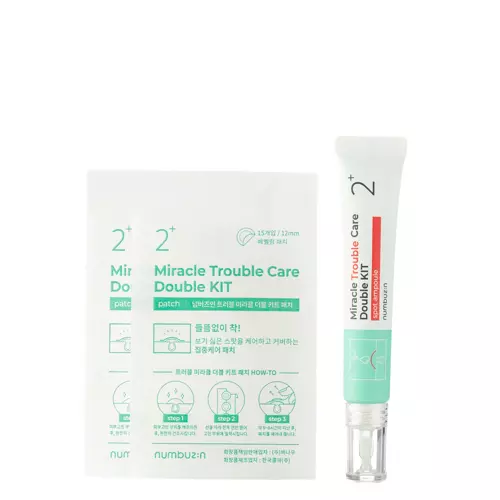 Numbuzin - No.2 - Miracle Trouble Care Double Kit - Kit de combatere a imperfecțiunilor - 20ml + 30buc