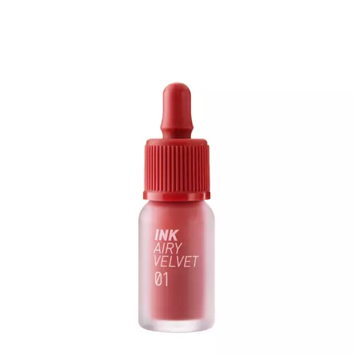 Peripera - Ink Airy Velvet - Tentă de buze - 01 Hotspot Red - 4g