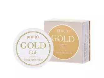 Petitfee - Gold & EGF Eye & Spot Patch - Plasturi de hidrogel pentru ochi - 60 buc.