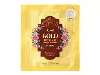 Petitfee - Koelf Gold & Royal Jelly Mask Pack - Mască de față cu hidrogel - 30g