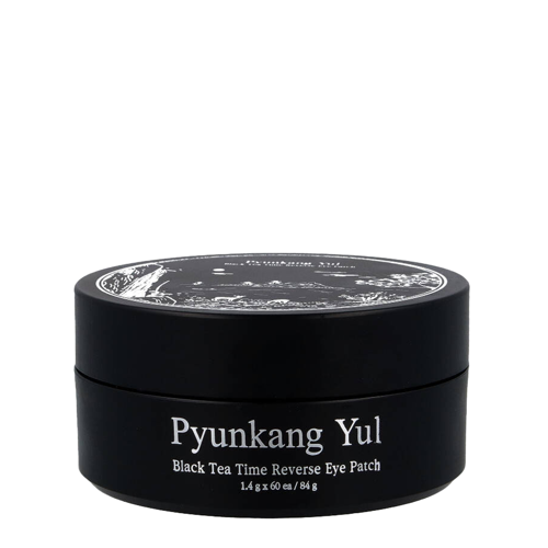 Pyunkang Yul - Black Tea Time Reverse Eye Patch - Plasturi de ochi cu hidrogel - 60pcs