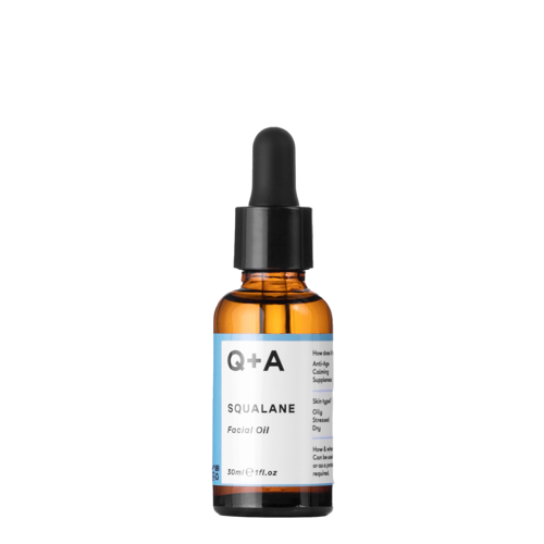 Q+A - Squalane - Facial Oil - Ulei facial regenerant și calmant cu squalane - 30ml