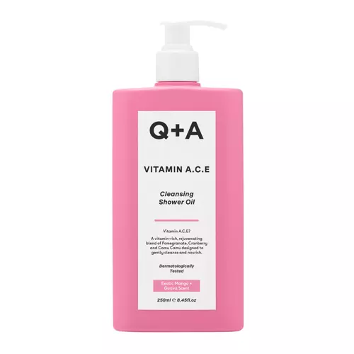 Q+A - Vitamin A.C.E Shower Oil - Ulei de duș corporal hidratant cu vitaminele A.C.E - 250ml