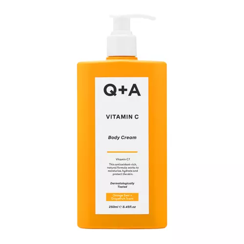 Q+A - Vitamin C Body Cream - Loțiune de corp antioxidantă cu vitamina C - 250ml