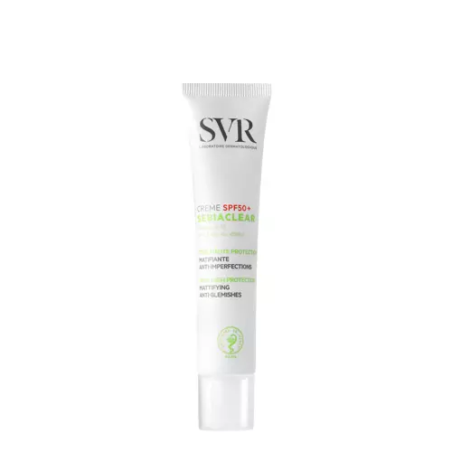 SVR - Sebiaclear Creme SPF50 - Cremă matifiantă de protecție împotriva acneei - 40ml