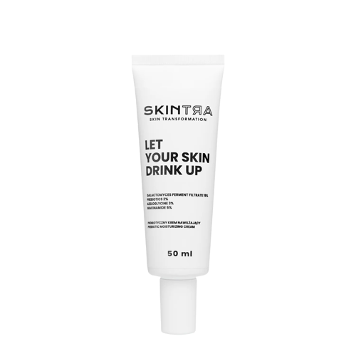 SkinTra - Let Your Skin Drink Up - Cremă hidratantă cu prebiotice, sub formă de tub - 50ml