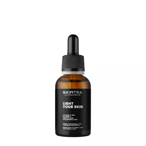 SkinTra - Light Your Skin - Ser cu vitamina C 20% și acid ferulic - 30ml