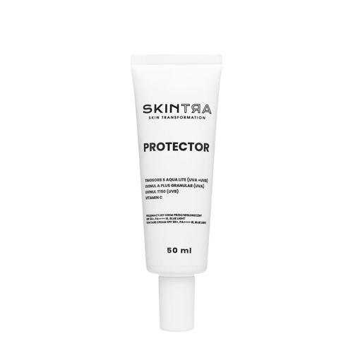 SkinTra - Protector - Cremă cu protecție solară pentru îngrijirea pielii SPF 50+/PA++++, IR, BLUE LIGHT - 50ml