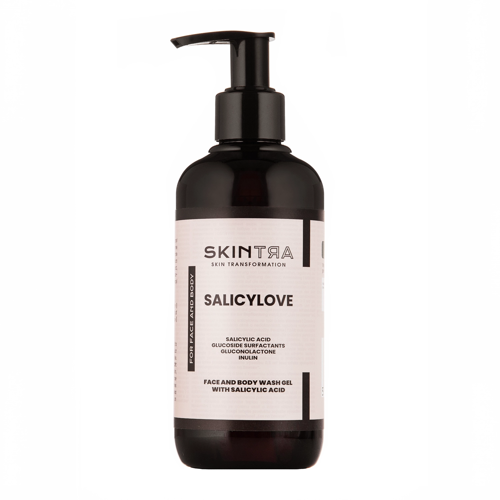 SkinTra - Salicylove - Gel de spălare facială și corporală cu acid salicilic - 250ml