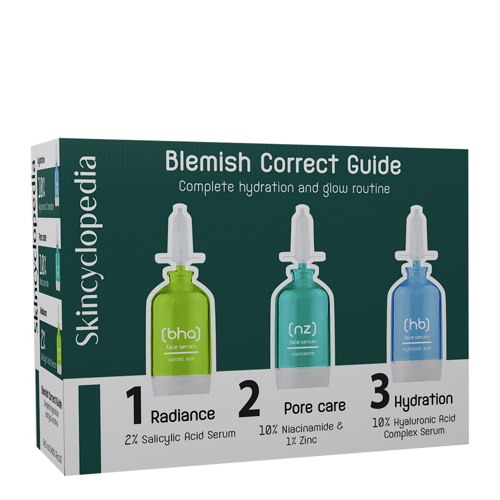 Skincyclopedia - Blemish Guide Set - tratament împotriva imperfecțiunilor - 3x15ml