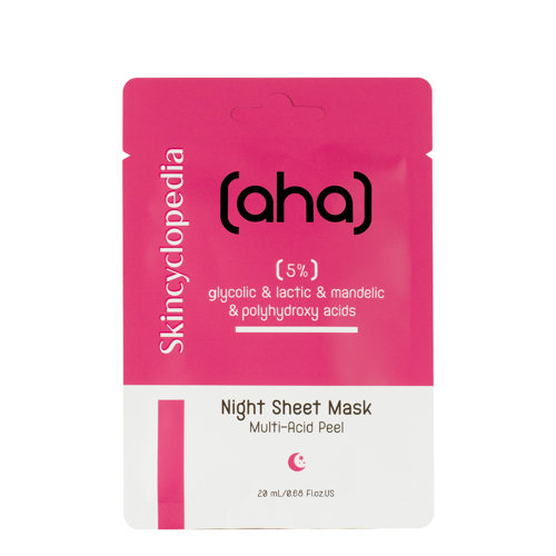 Skincyclopedia - Sheet Mask Aha & Pha 5% - Mască de foi netezitoare - 1pc/20ml