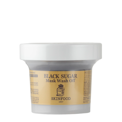 Skinfood - Black Sugar Mask Wash Off - Mască de față cu efect de netezire - 120g