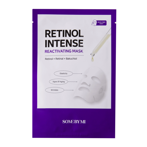 Some By Mi - Retinol Intense Reactivating Mask - Mască de folie anti-îmbătrânire - 22g