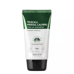 Some By Mi - Truecica Mineral Calming Tone-Up Suncream SPF50+/PA++++ - Cremă de protecție solară cu filtre mixte - 50ml