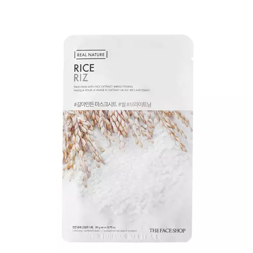 The Face Shop - Natural Mask - Rice - Mască de folie cu orez - 20g