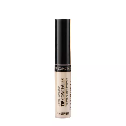 The Saem - Cover Perfection Tip Concealer SPF 28/PA++ - Anticearcăn corector - Green Beige - 6,5ml