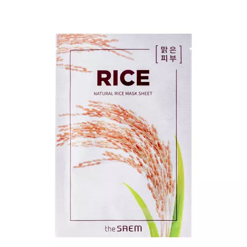 The Saem - Natural Rice Mask Sheet - Mască de orez - 21ml