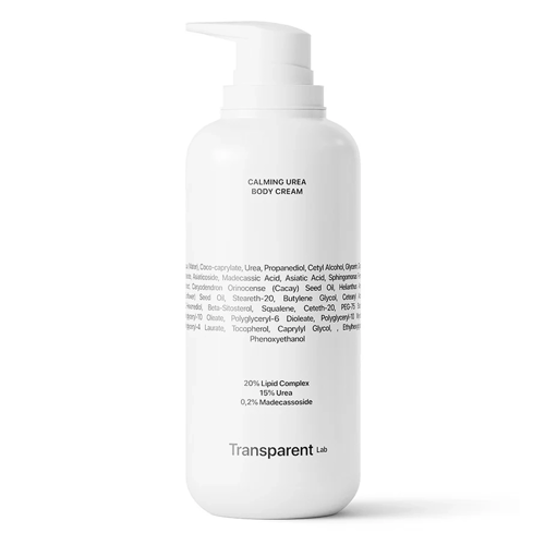 Transparent Lab - Calming Urea Body Lotion - Tratament calmant de corp  - 400ml