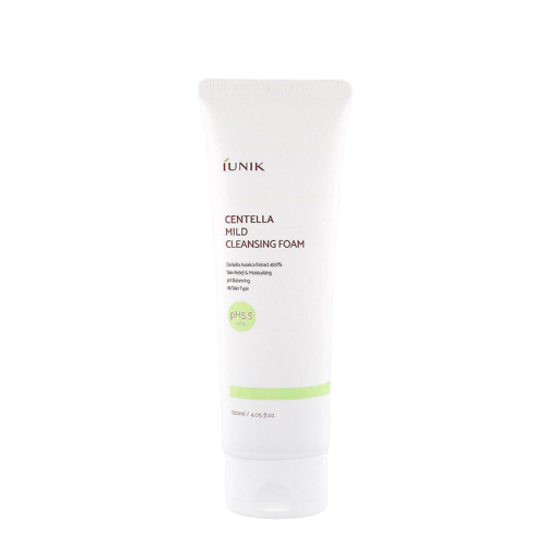 iUNIK - Centella Mild Cleansing Foam - Spumă de curățare ușoară cu Centella Asiatica - 120ml